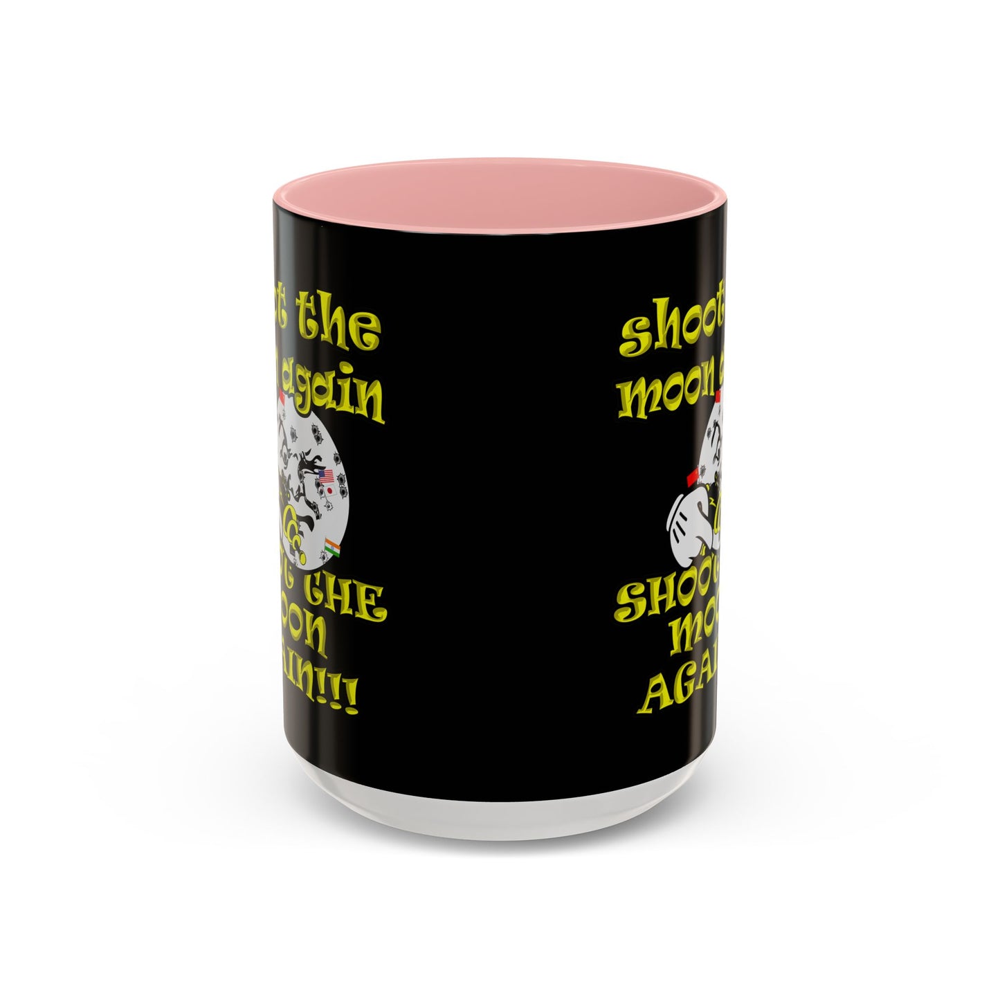 shoot the moon again - Accent Mug (black)