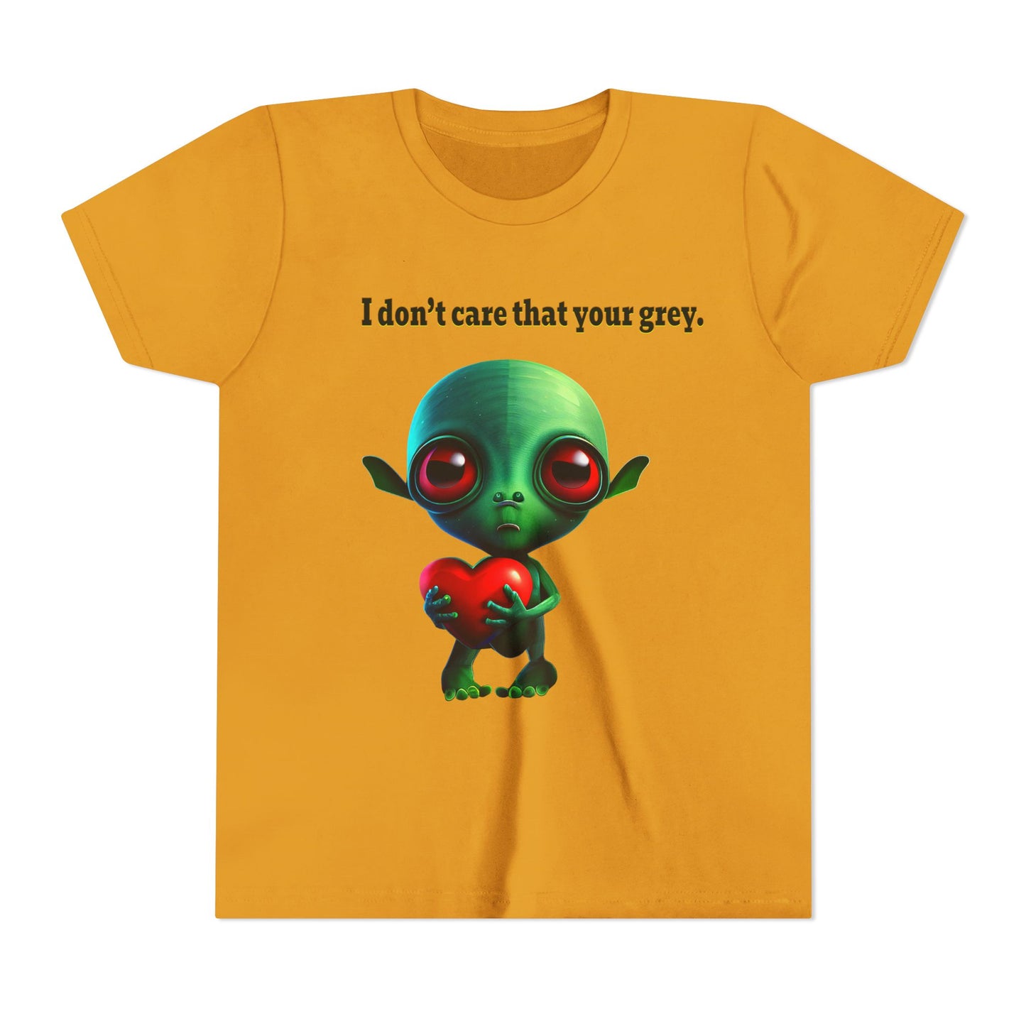 I don't care that your grey - Youth Short Sleeve Tee
