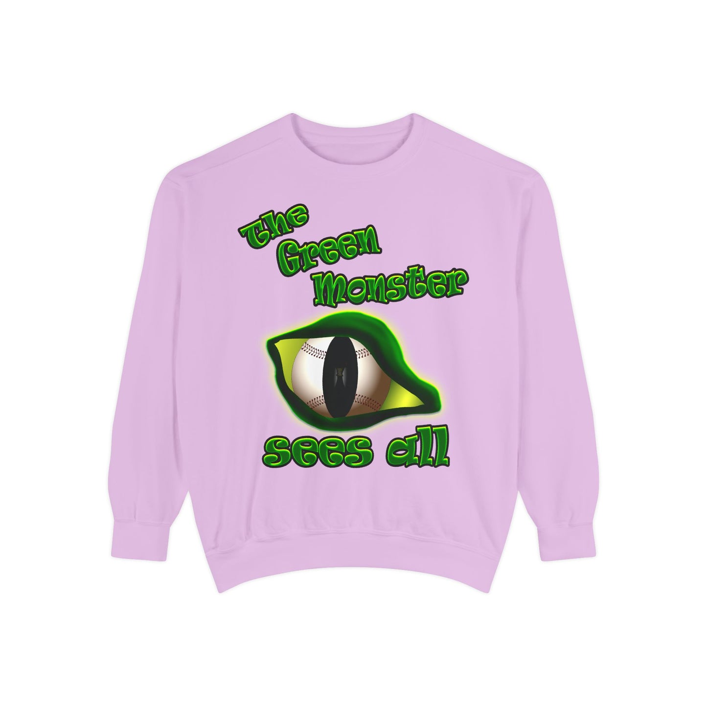 green monster - Unisex Garment-Dyed Sweatshirt