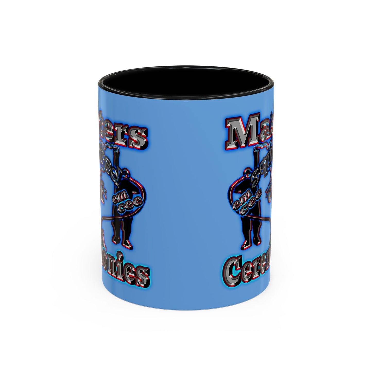 em cee squared - Accent Mug (light blue)