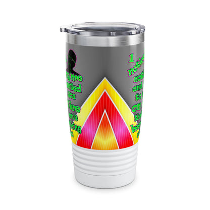 noticed you noticing - Ringneck Tumbler, 20oz (rainbow split)
