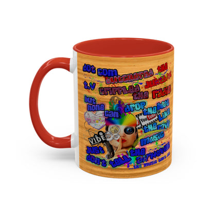 drop the beat - Accent Mug (butterscotch wood finish)