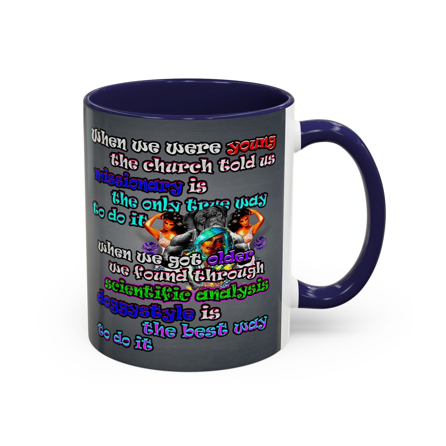doggystyle - Accent Mug (grey-light grey)