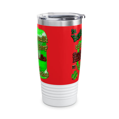 celtics logo - Ringneck Tumbler, 20oz (red)