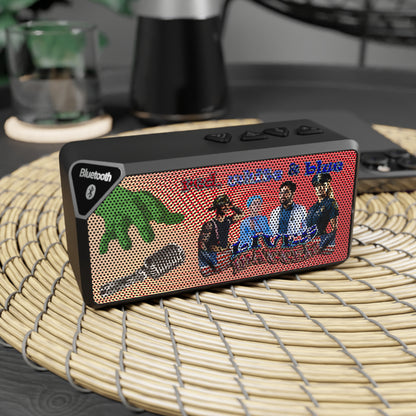 rw&b lives matter - Jabba Bluetooth Speaker (yellow-orange wave)