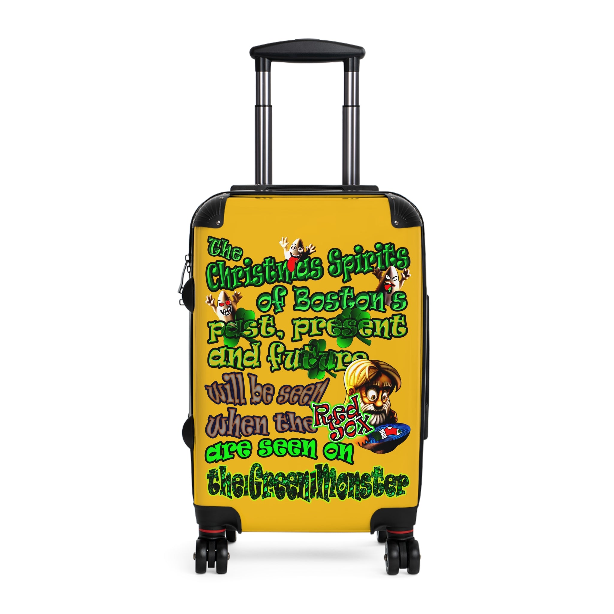 christmas spirits of boston - Suitcase (yellow)