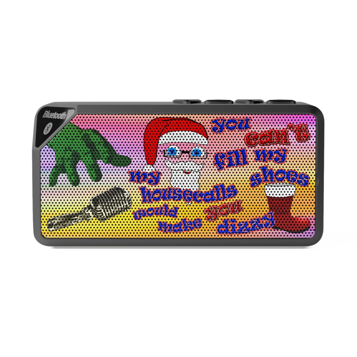 santa's shoes - Jabba Bluetooth Speaker (color blur)