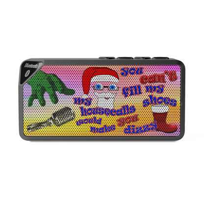 santa's shoes - Jabba Bluetooth Speaker (color blur)