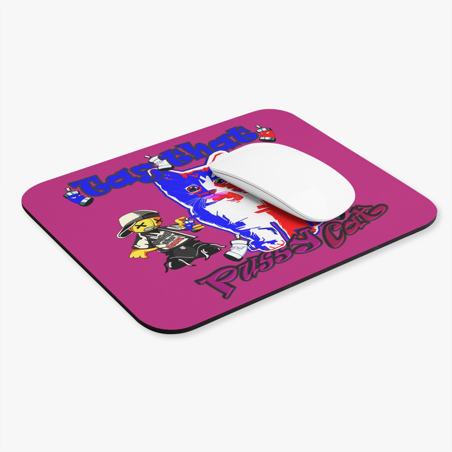 tag that - Mouse Pad (Rectangle) (pink)
