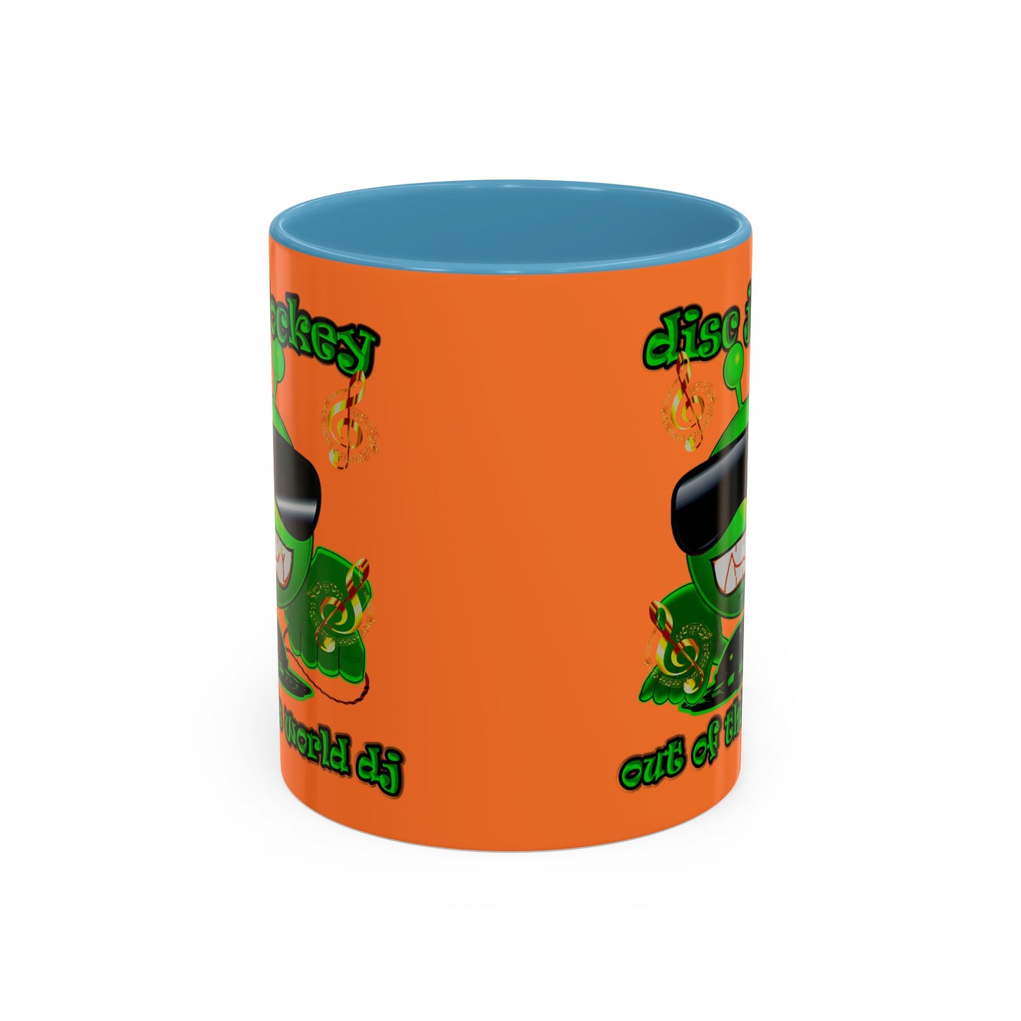 disc jockey - Accent Mug (crusta)