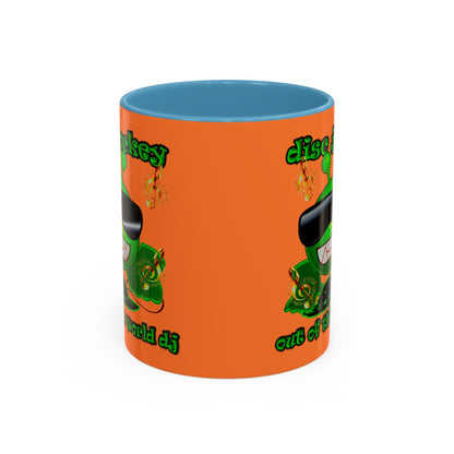 disc jockey - Accent Mug (crusta)