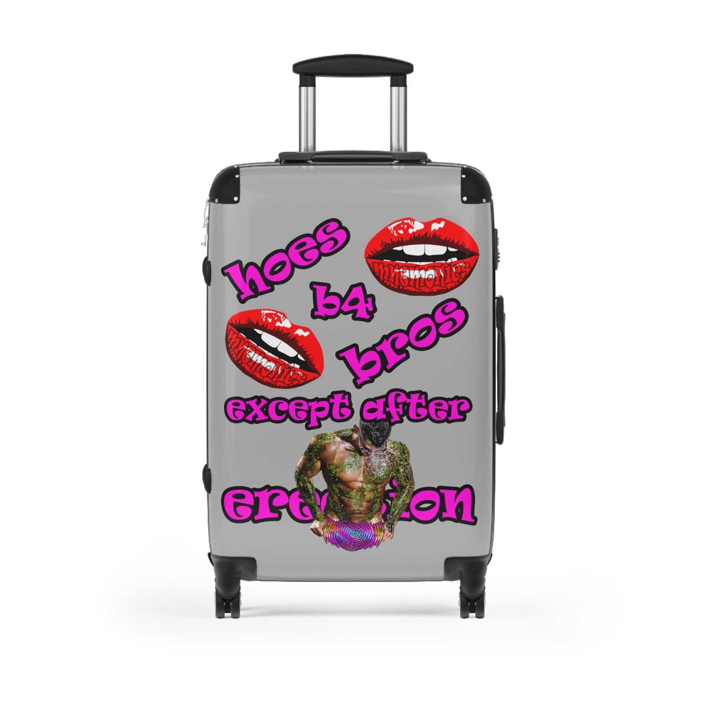 hoes b4 bros - Suitcase (light grey)