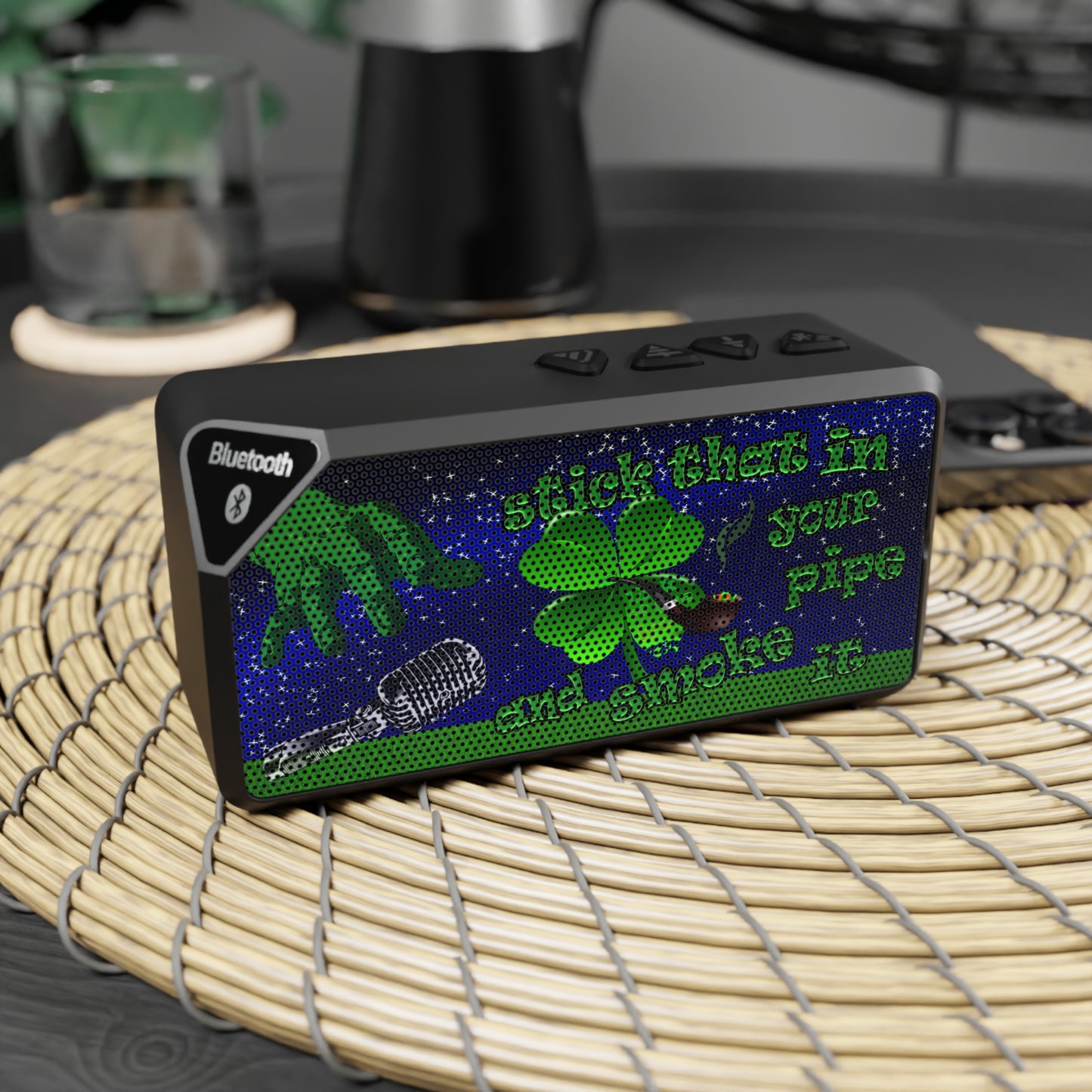 stick that in your pipe and smoke it - Jabba Bluetooth Speaker ('snoops' background)