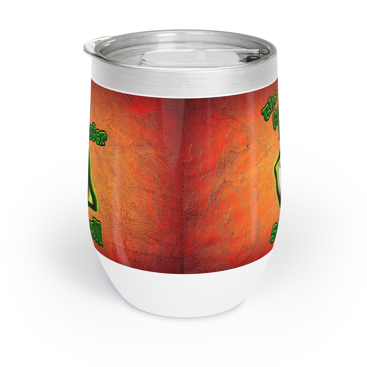 green monster - Chill Wine Tumbler (burnt orange)