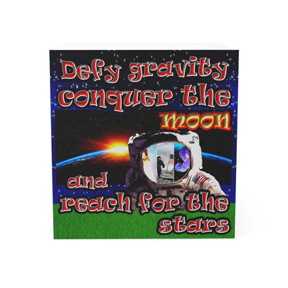 defy conquer reach - note cube ('snoops' background)