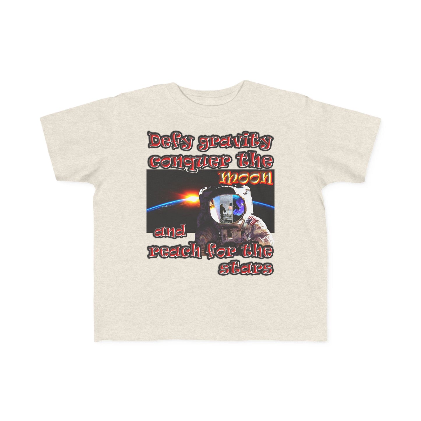 defy conquer reach - Toddler's Fine Jersey Tee