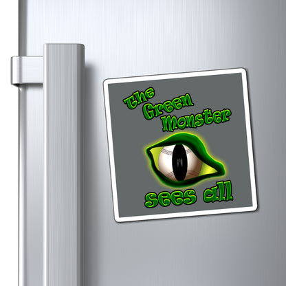 green monster - Magnets - (dark grey)