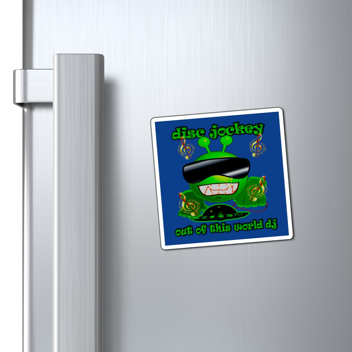 disc jockey - Magnets - (dark blue)