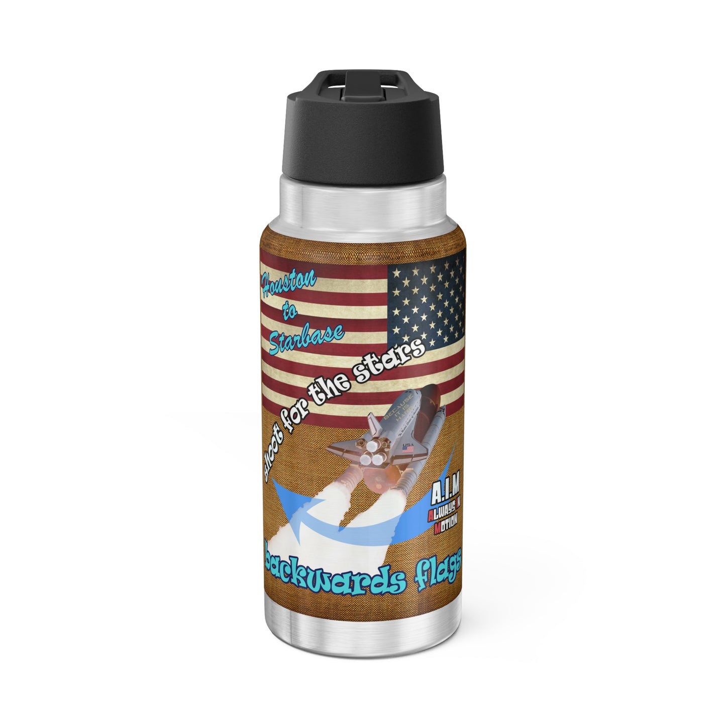 shoot for the stars - Gator Tumbler, 32oz (brown papyrus)