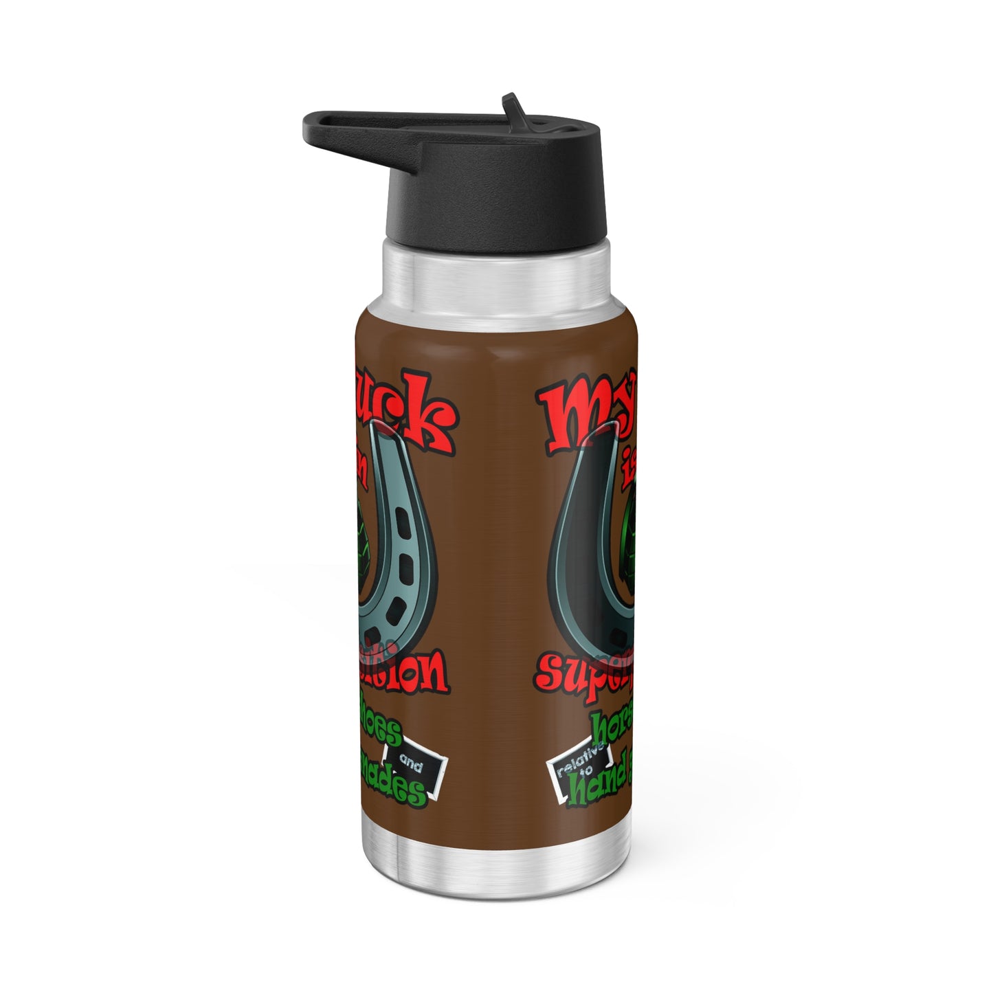 my luck - Gator Tumbler, 32oz (brown)