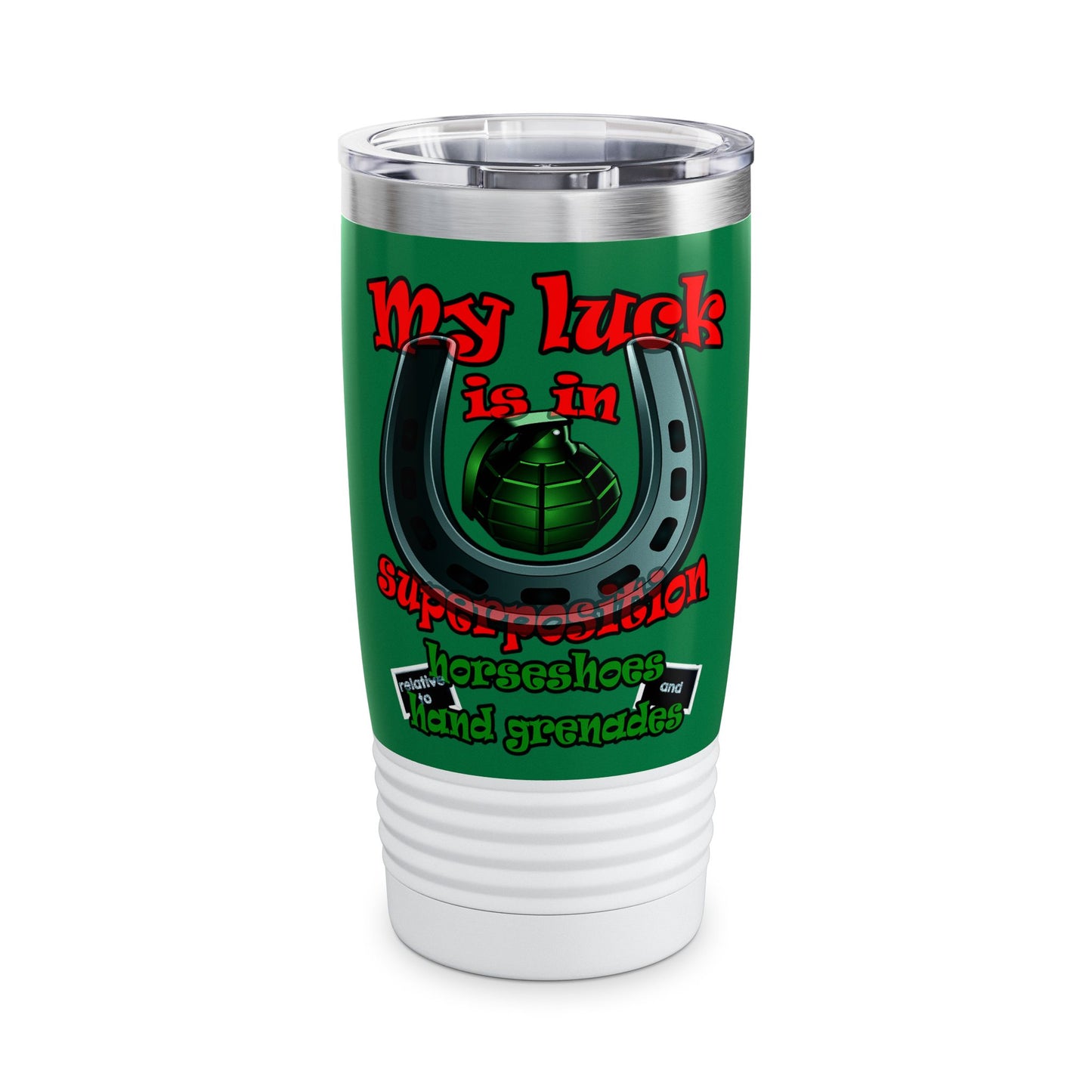 my luck - Ringneck Tumbler, 20oz (dark green)