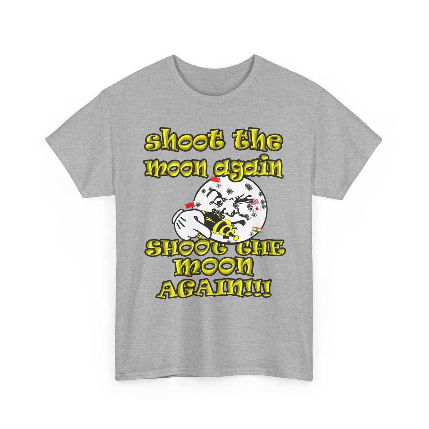shoot the moon again - Unisex Heavy Cotton Tee