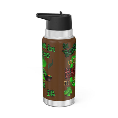 celtics logo - Gator Tumbler, 32oz (brown)