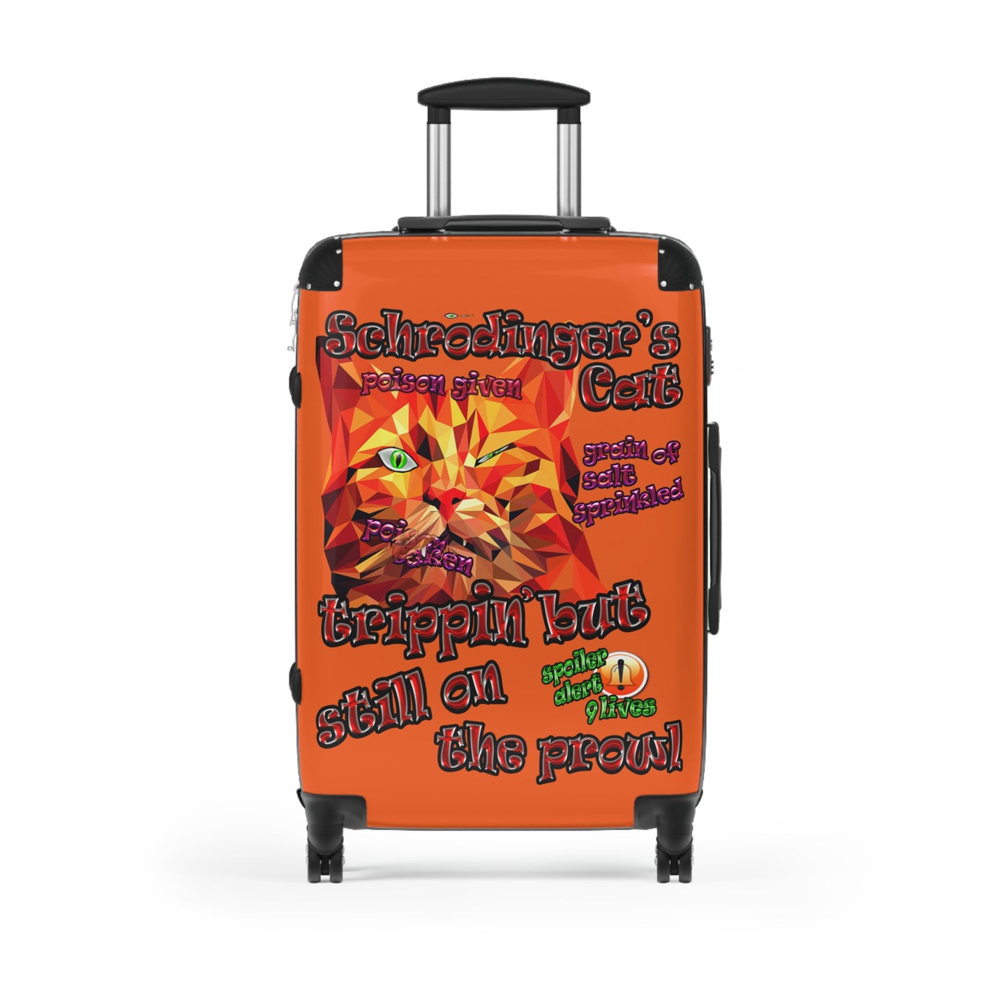 schrodinger's cat - Suitcase (orange)