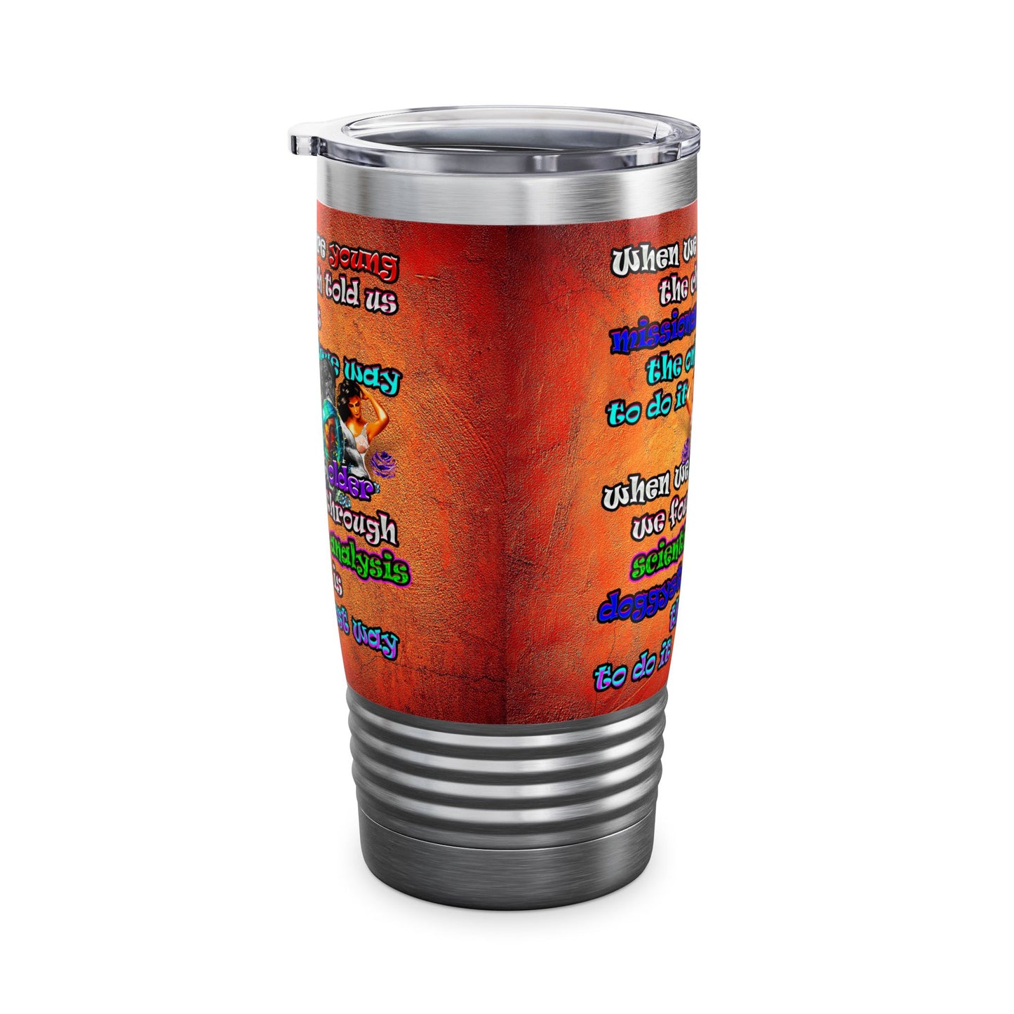 doggystyle - Ringneck Tumbler, 20oz (burnt orange)