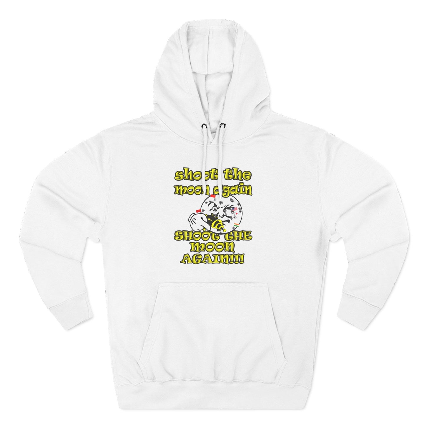 shoot the moon again - Three-Panel Fleece Hoodie
