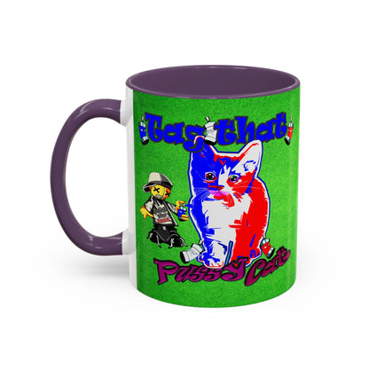 tag that - Accent Mug (green turf)