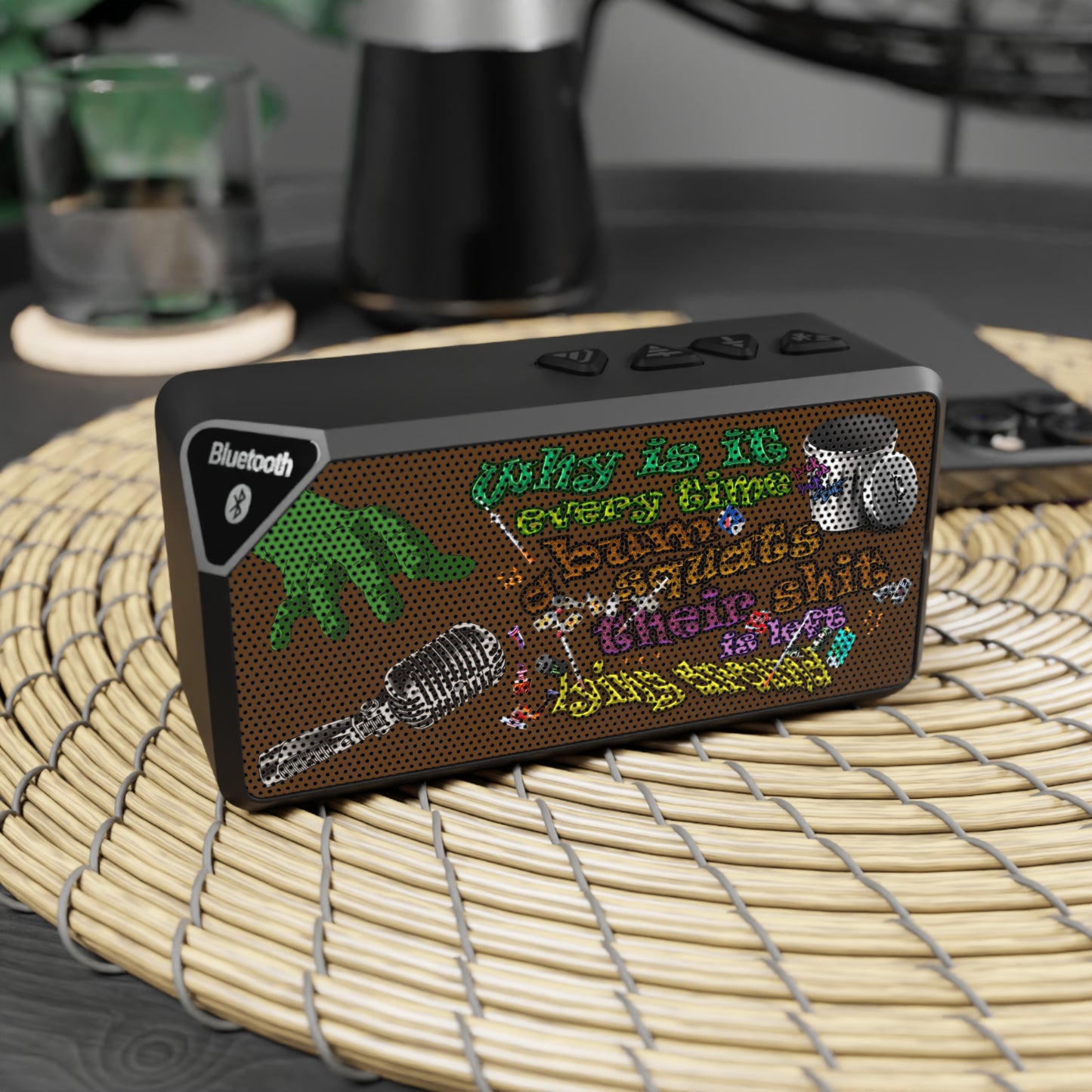 the bum's shit - Jabba Bluetooth Speaker (brown)
