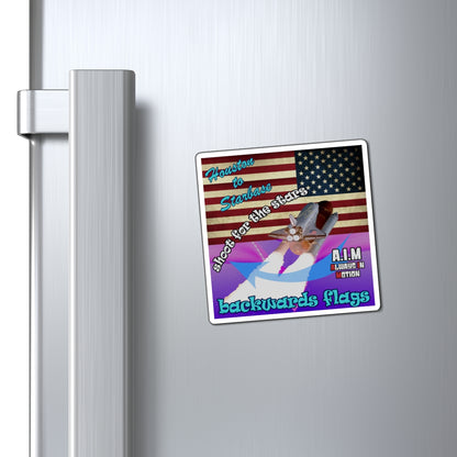 shoot for the stars - Magnets - (purple-pink wave)