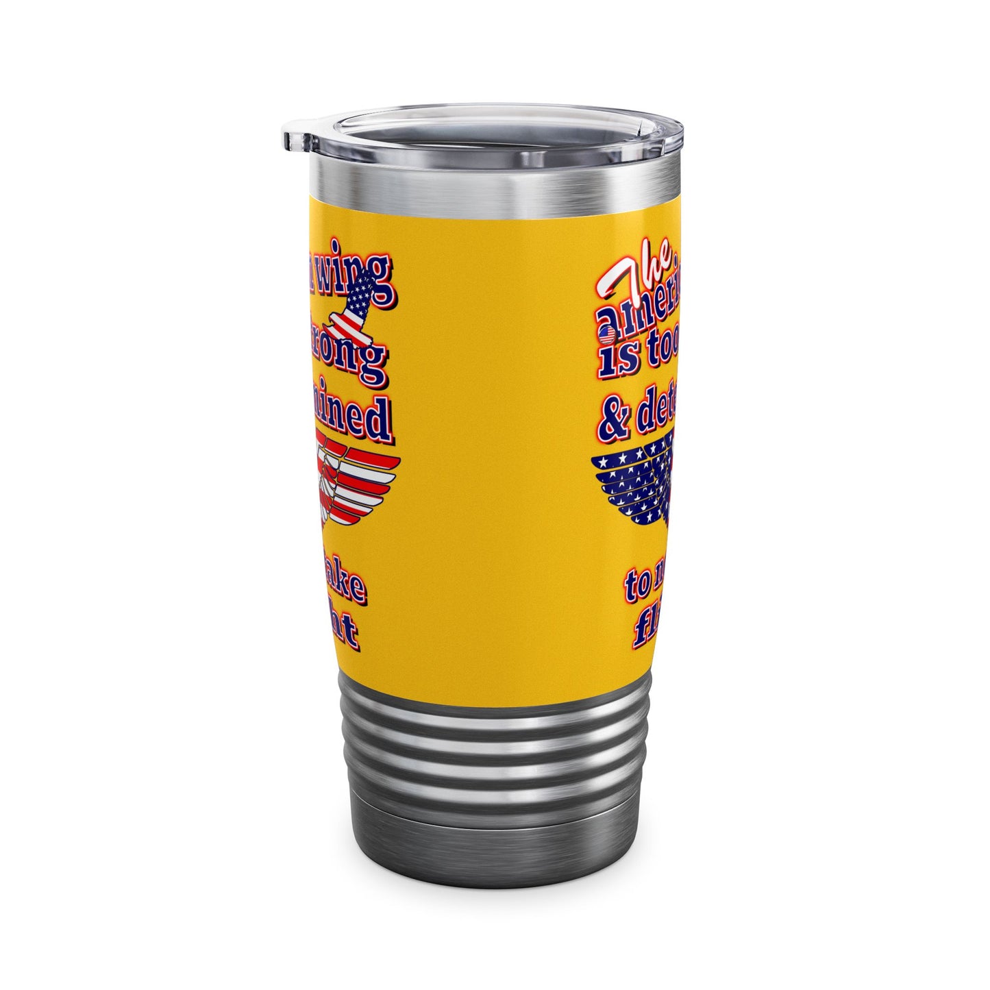 american wing - Ringneck Tumbler, 20oz (yellow)