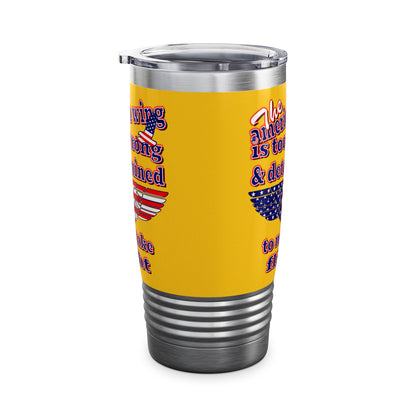 american wing - Ringneck Tumbler, 20oz (yellow)