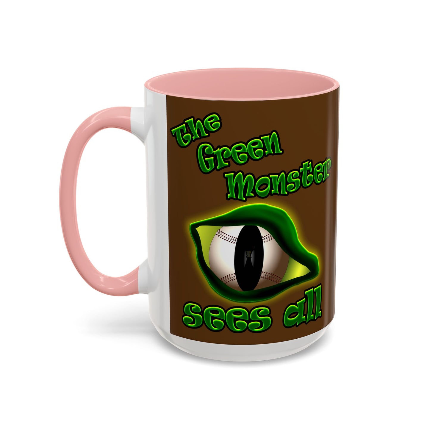 green monster - Accent Mug (brown)