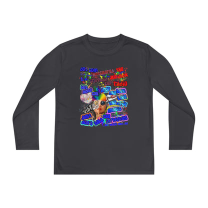 drop the beat - Youth Long Sleeve Competitor Tee
