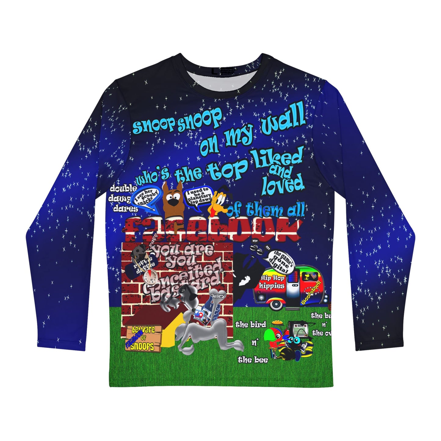 snoops - Men's Long Sleeve Shirt (AOP)