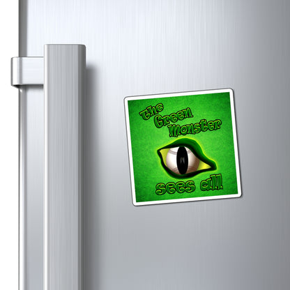 green monster - Magnets - (green turf)