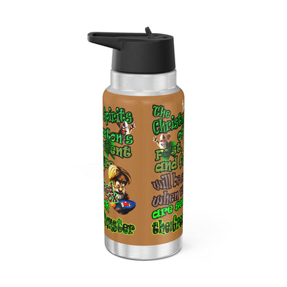 christmas spirits of boston - Gator Tumbler, 32oz (light brown)
