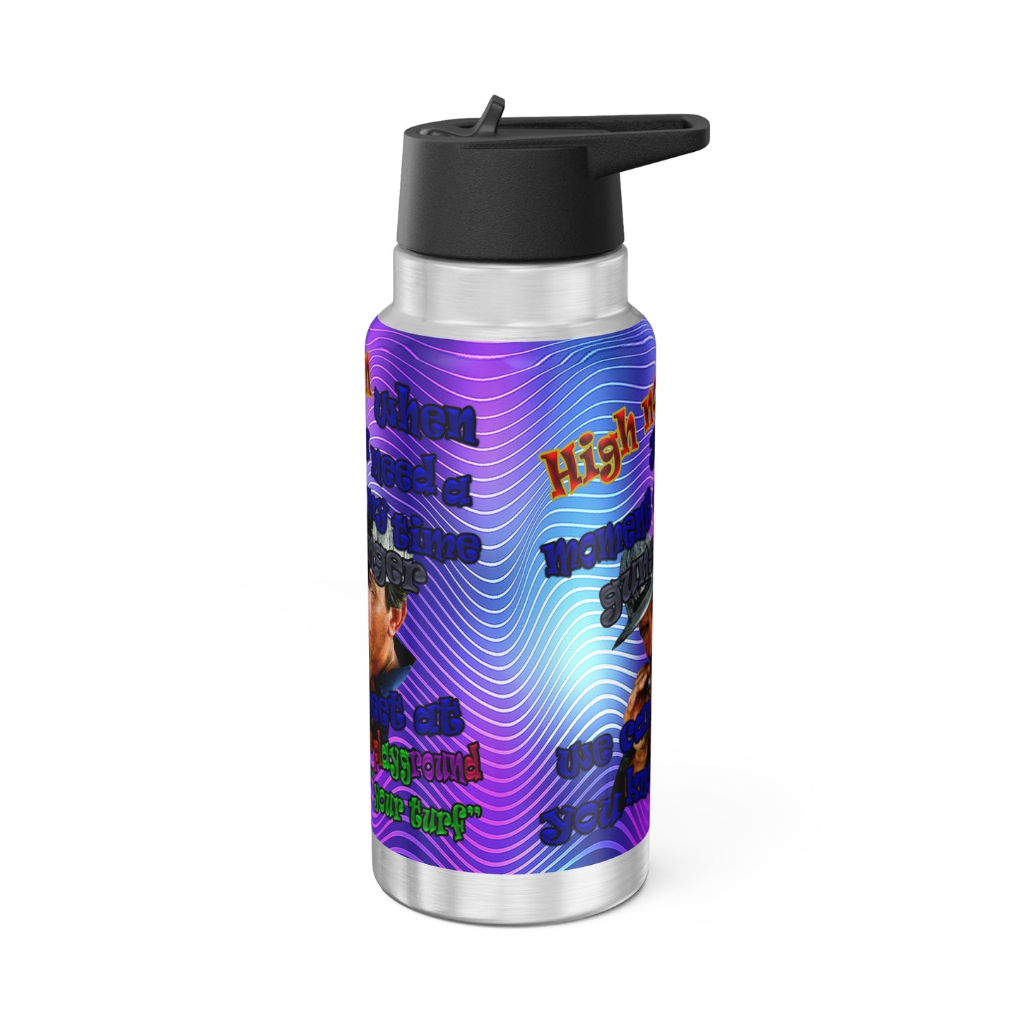 high noon - Gator Tumbler, 32oz  (purple wave)