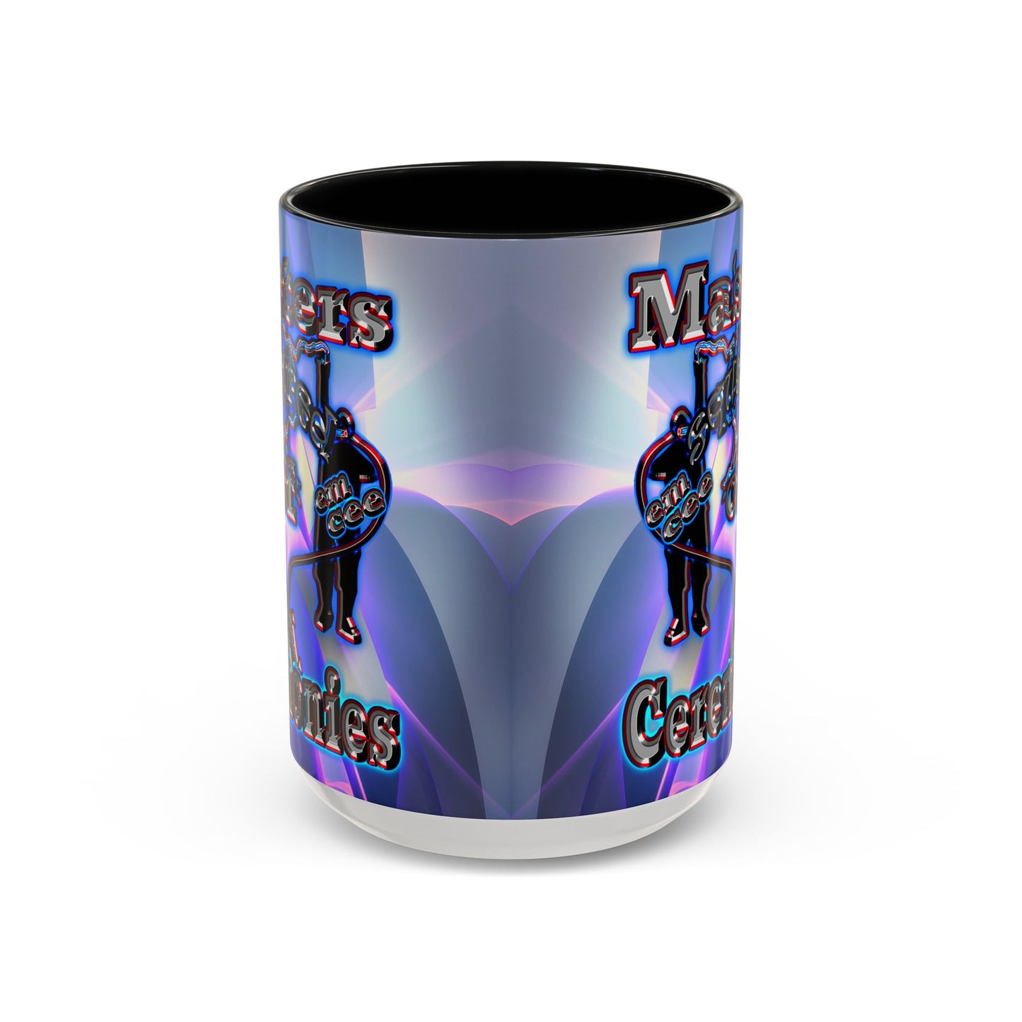 em cee squared - Accent Mug (grey-pink wave)