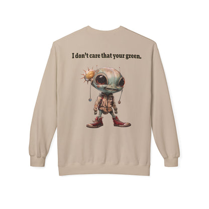 I don't care that your grey - Unisex Midweight Softstyle Fleece Crewneck Sweatshirt