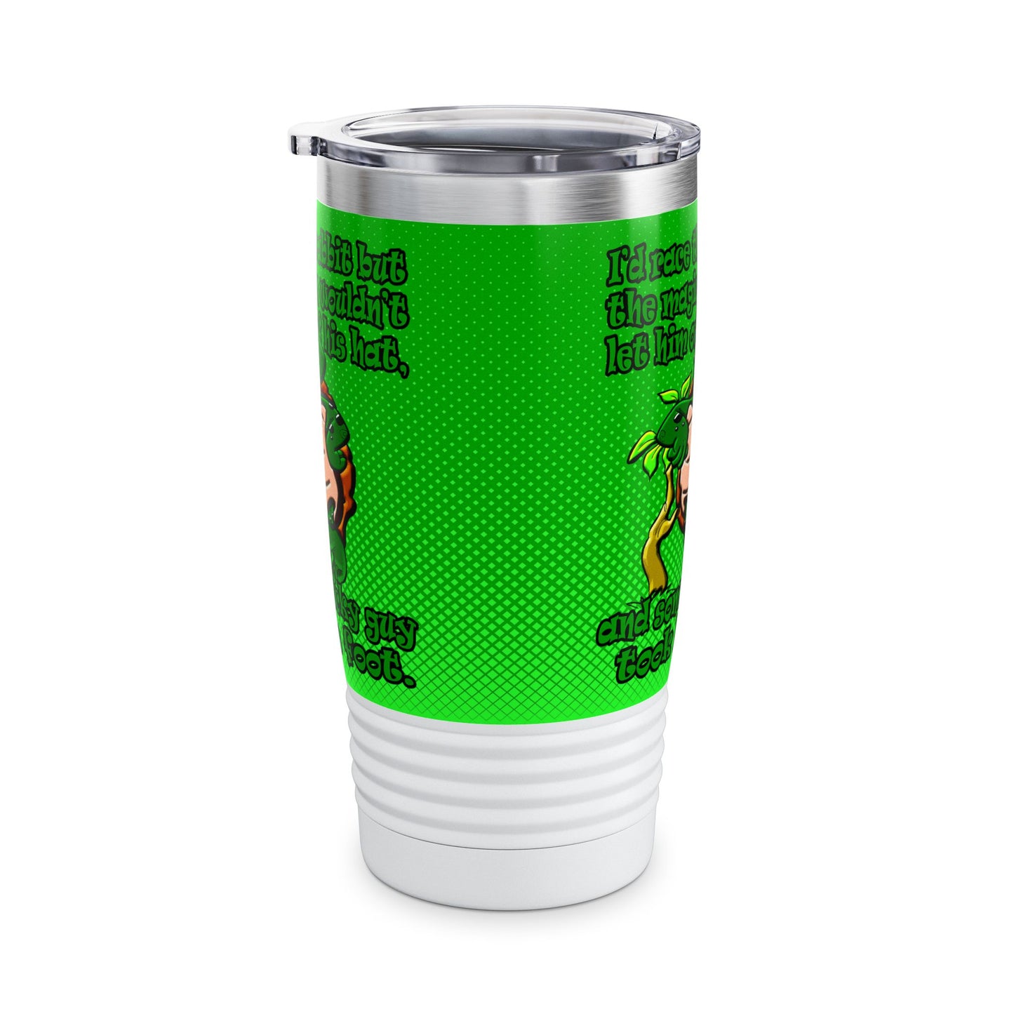 turtle race - Ringneck Tumbler, 20oz (logo green)