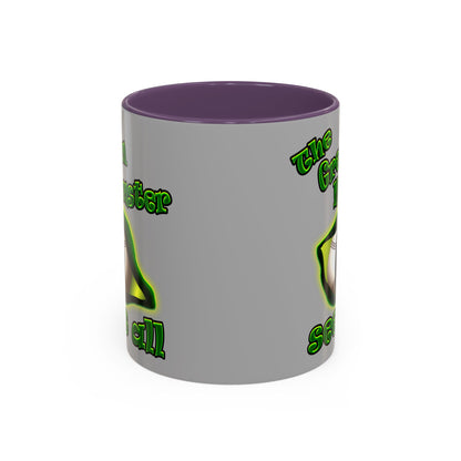 green monster - Accent Mug (light grey)