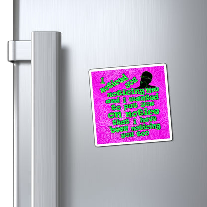noticed you noticing - Magnets - (pink swirl)