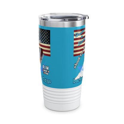 shoot for the stars - Ringneck Tumbler, 20oz (turquoise)