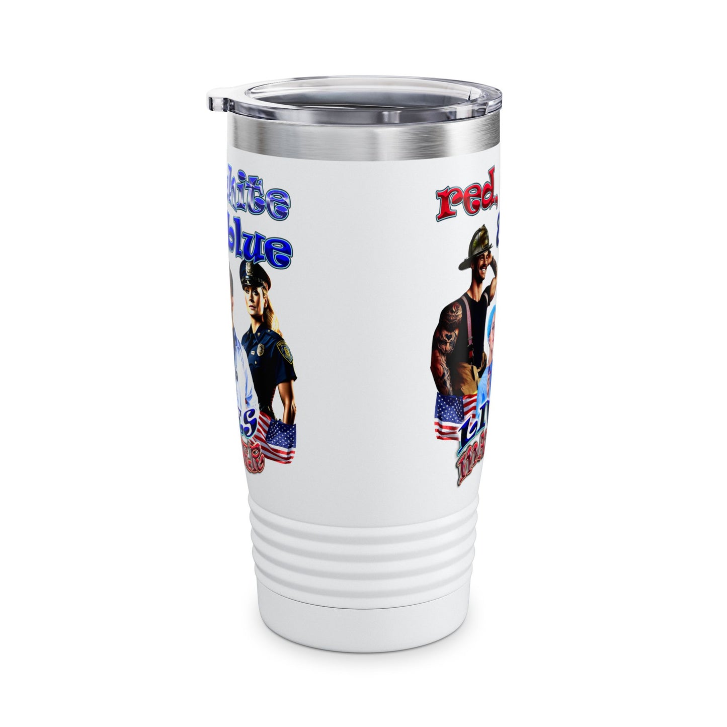 rw&b lives matter - Ringneck Tumbler, 20oz