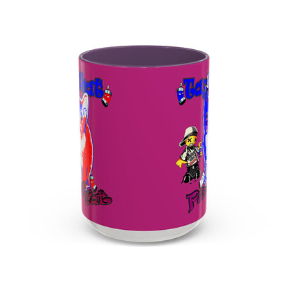 tag that - Accent Mug (pink)