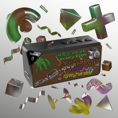 the bum's shit - Jabba Bluetooth Speaker (brown)